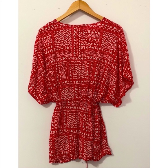 Victorias Secret Heart Print Kimono Robe - Picture 4 of 7